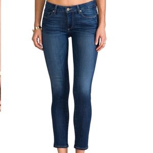 PAIGE Skyline Ankle Peg Blue Jeans Premium Denim Sz 26